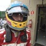 Fernando Alonso's Ferrari Stare