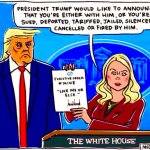 Donald Trump Karoline Leavitt Like him or else