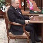Putin with vibrator in ass