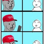maga npc fact check meme
