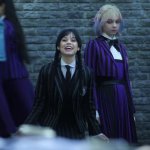 Wednesday and Enid looks