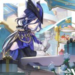 Happy Birthday Clorinde!! (20.09.2025) | image tagged in clorinde birthday art,birthday,genshin impact | made w/ Imgflip meme maker