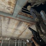 Fallout Four Also Skeleton Grabbing Railing