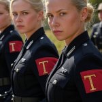 T-armband blonde women uniforms  JPP