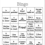 I have no idea what to title this | Bingo; ForsakenFan's; A FNAF fan/player; Is genderfluid; Has made at least one meme; Is demisexual; A imgflip user; Has watched a Eddsworld episode; Likes to draw; Has an account on Magma.com; Has a collection of books; A Minecraft fan/player; Wants to make a game in the future; Watches YouTube; A Roblox fan/player; Likes to read; A Forsaken fan/player; Likes to roleplay; Likes fantasy; Likes coffee; Likes to watch Orb videos; A Undertale fan/player; Has made a OC; Likes horror; A Rainbow Friends fan/player; Plays Catalog Avatar Creator | image tagged in blank bingo | made w/ Imgflip meme maker