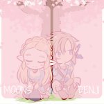 moons and denji - zelda n link temp meme
