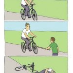 Bike Fall second person