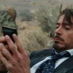 Tony Stark on the Phone
