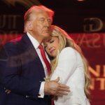 Erika Kirk and Trump meme