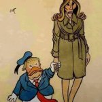 Melania and the Donald...Duck