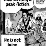 I am writing peak fiction meme