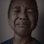 Boy crying