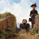 German Artillery Stricking