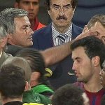 jose mourinho eye poke