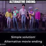 Alternate ending to KDH | ALTERNATIVE ENDING: | image tagged in gifs,funny,kpop,wow | made w/ Imgflip video-to-gif maker