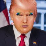 Realistic Donald Trump as Drag Queen