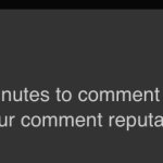 low comment reputation