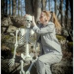 Skeleton girl