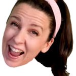 Ms. Rachel, crazy smile, head