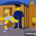 homer australia america GIF Template