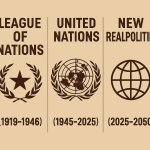 League of Nations {1919-1946}, United Nations {1945 to 2025}, wh