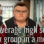 Anything but an actual, unique bully group | The average high school bully group in a movie: | image tagged in gifs,high school,memes | made w/ Imgflip video-to-gif maker