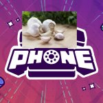 garlic phone | image tagged in gartic phone logo | made w/ Imgflip meme maker