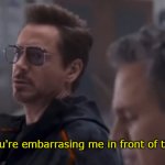 Dude, you're embarrasing me in front of the wizards template