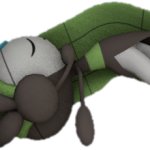 Meloetta floating while sleeping
