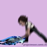 Heathcliff bonks the hell outta Shadow Milk Cookie template