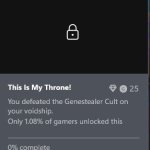 This is my Throne Achievement Rogue Trader