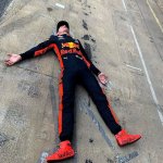 Sleeping Max Verstappen template