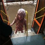 Girl Mud Bus