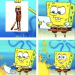 mad | image tagged in spongebob yeet | made w/ Imgflip meme maker