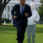 donald Trump Jeffrey Epstein's Ghost Running from Epstein Files