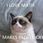 I hate math