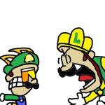 Builder Luigi Screaming