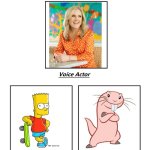 Nancy Cartwright | image tagged in same voice actor,nancy cartwright,the simpsons,kim possible,20th century fox,disney | made w/ Imgflip meme maker