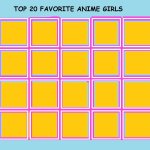 top 20 favorite anime girls