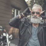 Old Leather Jacket Guy template