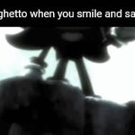 Constantly triggered (no pun intended) | The ghetto when you smile and say "hi" | image tagged in gifs,ghetto | made w/ Imgflip video-to-gif maker