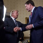 James Comey is 6'8". Trump can't stand this. Trump must dominate meme