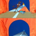 Wile e Coyote tunnel