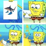 Peace ?️ | image tagged in spongebob yeet | made w/ Imgflip meme maker