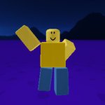 John Doe waving and smiling
