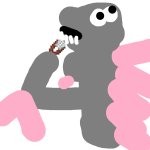 philosopher zilla with shears meme