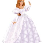 Giselle in her Wedding Dress