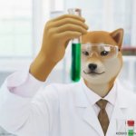 AI meme KIBSHI lab chemist dog