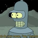 What do you mean, "we", mammal? meme