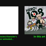 What if Character Drawn in Hero 108 Style